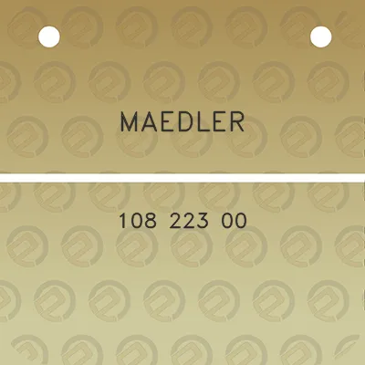 maedler-108-223-00