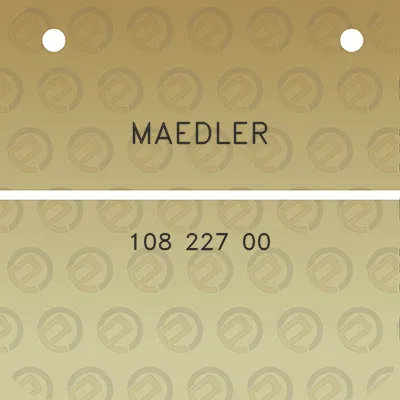 maedler-108-227-00