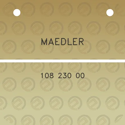 maedler-108-230-00