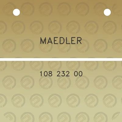 maedler-108-232-00