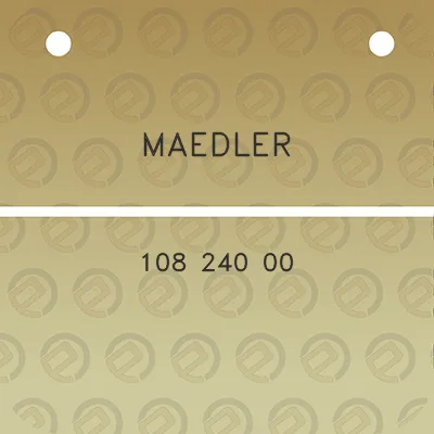 maedler-108-240-00