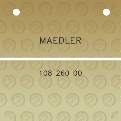 maedler-108-260-00