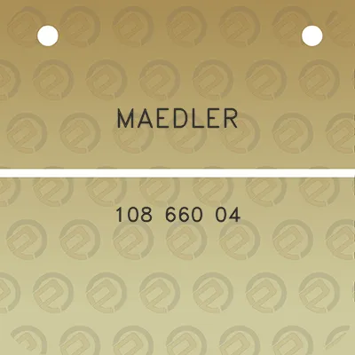 maedler-108-660-04