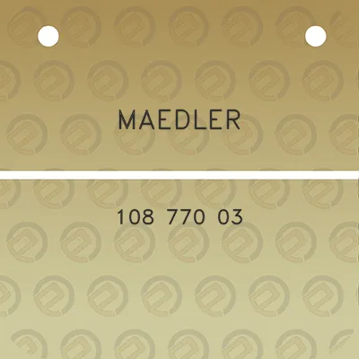 maedler-108-770-03