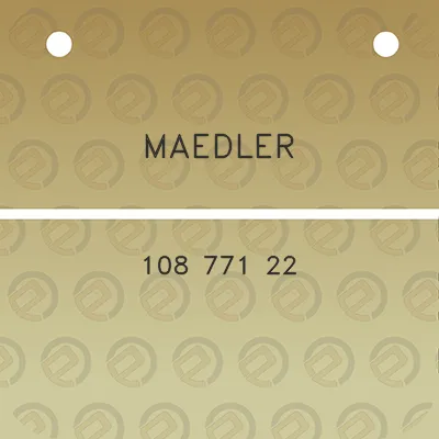 maedler-108-771-22