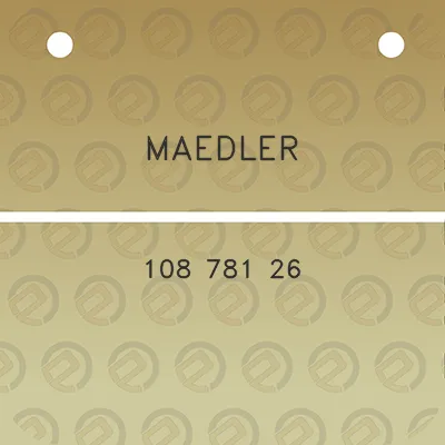 maedler-108-781-26