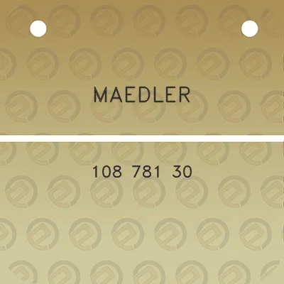 maedler-108-781-30