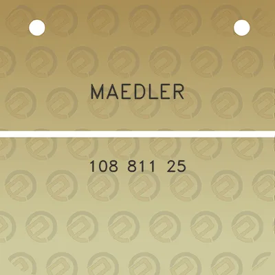 maedler-108-811-25