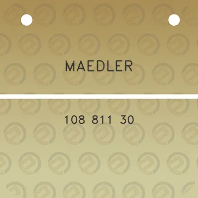 maedler-108-811-30