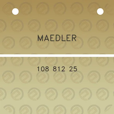 maedler-108-812-25