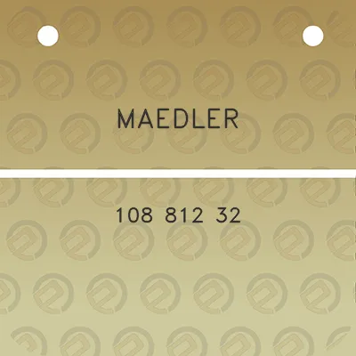 maedler-108-812-32