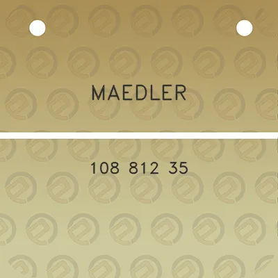 maedler-108-812-35