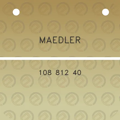 maedler-108-812-40