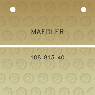 maedler-108-813-40