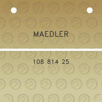 maedler-108-814-25