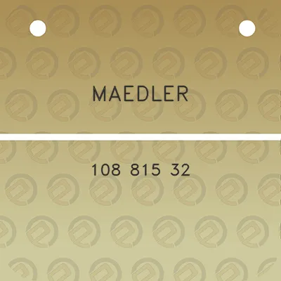 maedler-108-815-32