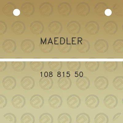 maedler-108-815-50