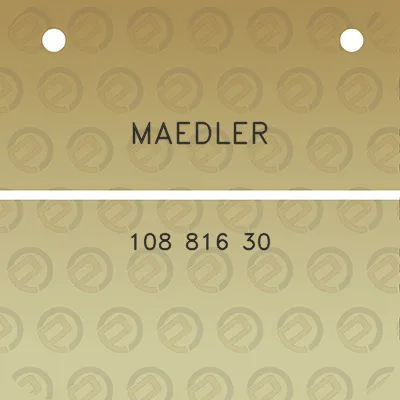 maedler-108-816-30