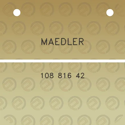 maedler-108-816-42