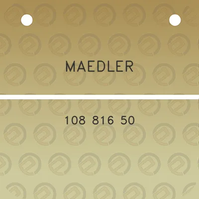 maedler-108-816-50