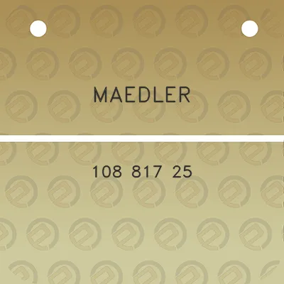 maedler-108-817-25