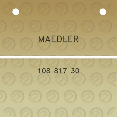 maedler-108-817-30