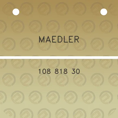 maedler-108-818-30