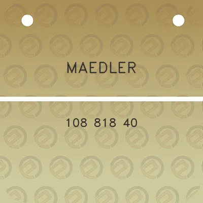 maedler-108-818-40