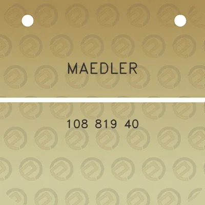 maedler-108-819-40