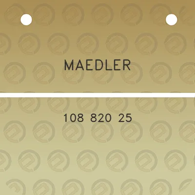 maedler-108-820-25