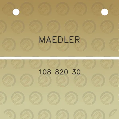 maedler-108-820-30