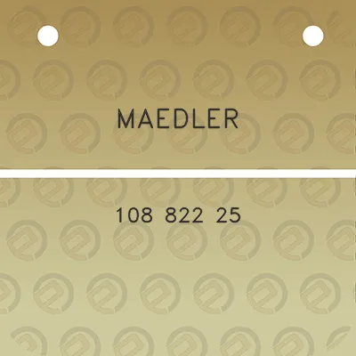 maedler-108-822-25