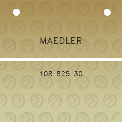 maedler-108-825-30