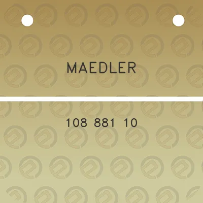 maedler-108-881-10