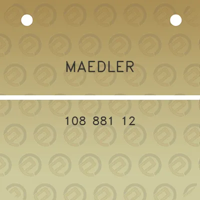 maedler-108-881-12