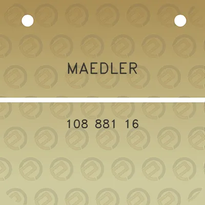 maedler-108-881-16