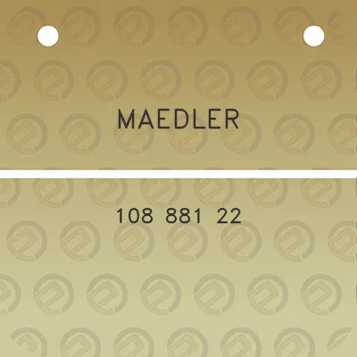 maedler-108-881-22