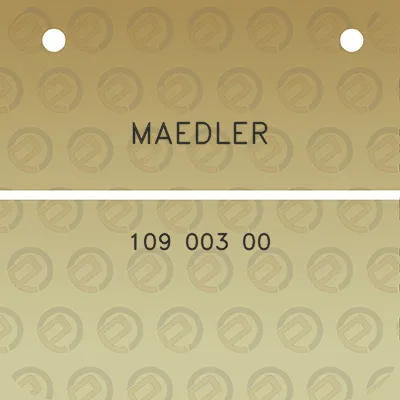 maedler-109-003-00