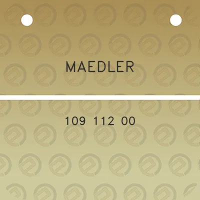 maedler-109-112-00