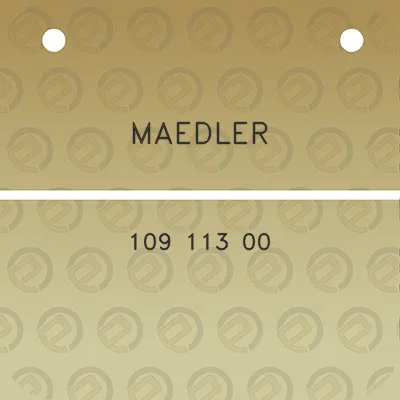 maedler-109-113-00