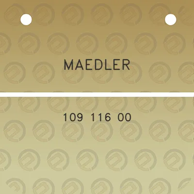 maedler-109-116-00