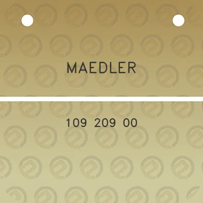 maedler-109-209-00