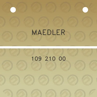 maedler-109-210-00