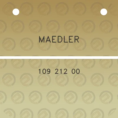 maedler-109-212-00