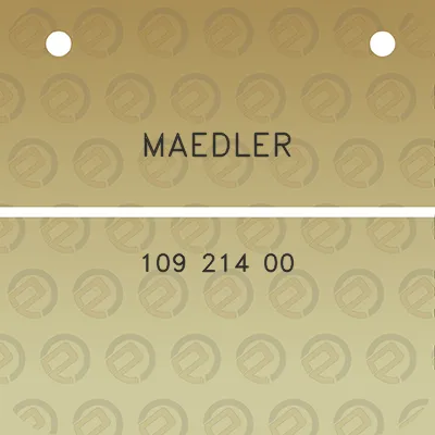 maedler-109-214-00