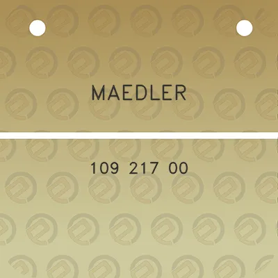 maedler-109-217-00