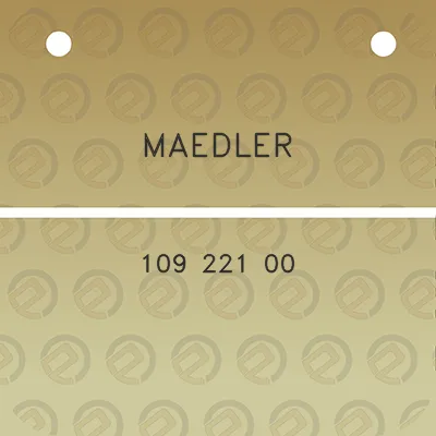 maedler-109-221-00