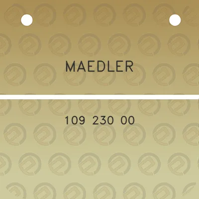 maedler-109-230-00