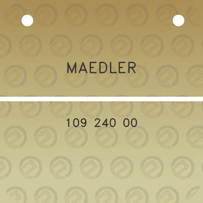 maedler-109-240-00