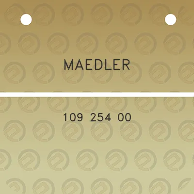 maedler-109-254-00